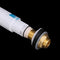 Toilet Fill Valve Toilet Fill Valve Bottom Entry ABS Toilet Push Button Fill Valve Dual Flush Cistern Syphon Bathroom Blue White UK G1/2 (4 Points Copper Pipe Water Inlet Valve)