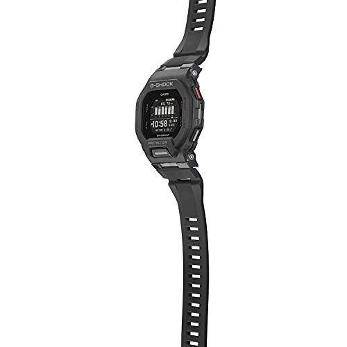 G-SHOCK GBD200-1D Mens Black Digital Watch with Black Band