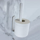 Frafuo Self Adhesive Toilet Paper Holder Standing-3M VHB(Super Adhesive) Spare Toilet Paper Storage Max Bearing 15 LB-Minimalist Design Solid SUS 304 Stick Toilet Paper Holder