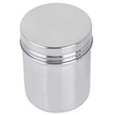 304 Stainless Steel Sealed Food Storage Jar Portable Tea Coffee Beans Container Easy for Travel Outdoor and Camping(S)