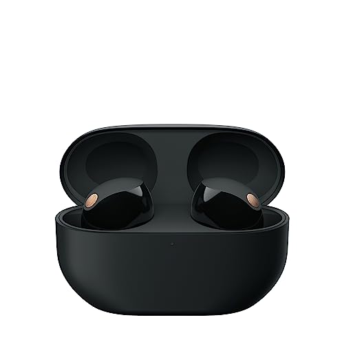 Sony WF-1000XM5 Noise Cancelling Wireless Earphones - Up to 24 hours battery life – Truly Wireless style - Optimised for Alexa and Google Assistant - with built-in mic for phone calls – Black