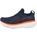 ASICS Men's Gel-Nimbus 25 Training Shoe, Deep Ocean/Bright Orange, US 8