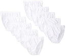 Hanes womens D43LAS Cotton Hi Cut Panty Multipack Briefs - White - 5