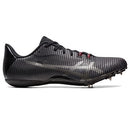 ASICS Unisex Hypersprint 8 Track & Field Shoes, Black/Gunmetal, 9 Wide Women/7.5 Men