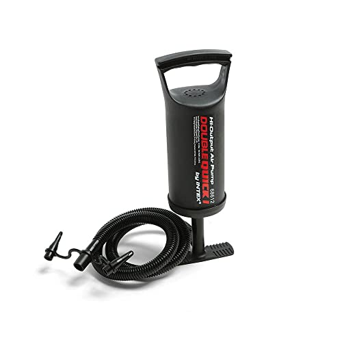 Intex Power Systems Hi-Output Air Pump Double Quick by Intex, Red/Black