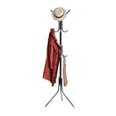 Ekkio 12 Hook Metal Coat Rack Stand with 3-Tier Hat Hanger - Hall Tree, Coat Hanger, Coat Rack Freestanding, Coat Tree, Purse Hanger, Coat Rack Stand, Purse Rack, Hat Stand, Black