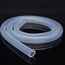 Food Grade Transparent Silicone Rubber Tube Hose Pipe Clear Beer Milk Soft Flexible Silicone Rubber Tubing Water Air Hose Pipe Transparent for Pump Transfer (4 * 6mm)