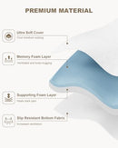 Zenzy 4" Full Extra Long Memory Foam Mattress Topper, [Removable] [Washable] Cover and [Adjustable] Straps, CertiPUR-US Certified Full Extra Long Mattress Topper for Pain Relief- Beige
