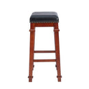 Linon Kennedy Backless PU bar Stool