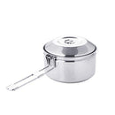 Fire-Maple Antarcti 1.0 Liter Stainless Steel Camping Bowls with Locking Lid, Camping Cook Pot Folding Handle