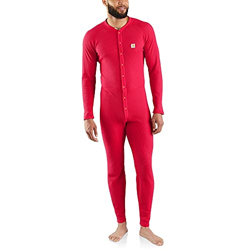 CARHARTT Mens Base Force Classic Thermal Base Layer Union Suit Base Layer - red - XXX-Large