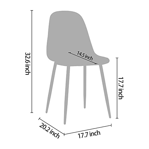 CangLong Dining Chairs, Clear