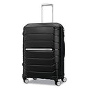 Samsonite Freeform Hardside Expandable with Double Spinner Wheels, Checked-Medium 24-Inch, Black, Black, Checked-Medium 24-Inch, Freeform Hardside Expandable with Double Spinner Wheels