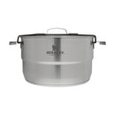 Stanley Even Heat Camp Pro Cookset, 11-Piece Camping Cookware Set with Stainless Steel Pots and Pans, Utensils, Lids, and Cooking Accessories, Outdoor Travel Kit for Backpacking, Hiking, and Fishing