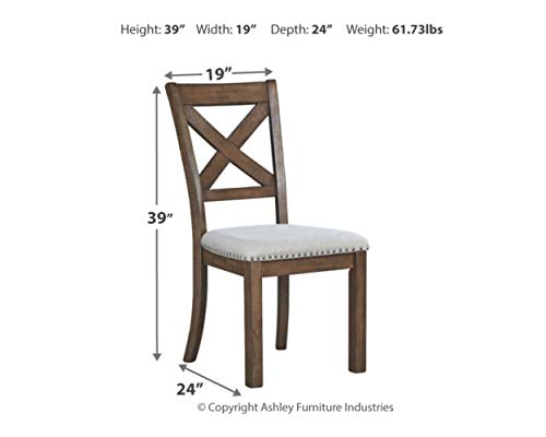 Signature Design by Ashley Dining Room Chair, Wood, Beige