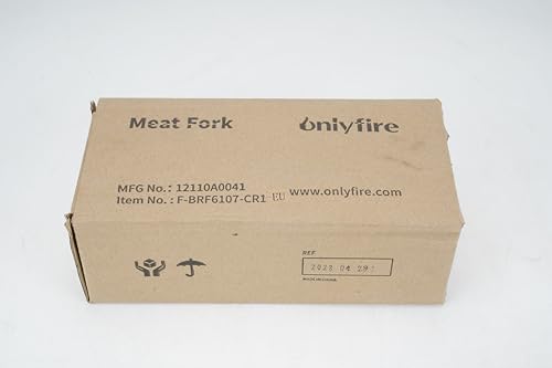 onlyfire Double Ended 8-Prong Rotisserie Fork + 4-Prong Meat Forks (2 Pieces), BBQ Grill Rotisserie Chicken Forks Kit, Fits 12 MM Hexagon & 10 MM and 8 MM Square Spit Rods