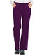 Dickies Xtreme Stretch Scrubs for Women, Drawstring Flare Leg Cargo Pant Plus Size 82011, 4XL, Ceil, Eggplant, X-Large