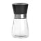 (Black) - BlueSnail Manual Grips Glass Salt Pepper Grinder Seasoning Bottle (Black)