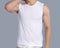 Boys & Mens Underwear Lightweight Tank Top Singlet (Black nd White) (as1, alpha, l, White)