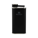 Stanley STA0837123 Classic Flask 8oz with Never-Lose Cap, Wide Mouth Stainless Steel Hip Flask for Easy Filling & Pouring, Insulated BPA-Free Leak-Proof Flask Matte Black