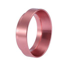 Espresso Dosing Funnel Aluminum Coffee Dosing Ring Replacement-for 58mm Portafilters (Rose Red)
