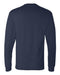 Hanes Men's 4 Pack Long Sleeve ComfortSoft T-Shirt, Navy, X-Large