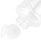 ZEONHEI 12 PCS 24oz Plastic Juice Bottles with Caps, 700ml Cute Bubble Tea Clear Water Bottles, Pull Ring Top Juice Bottles for Smoothie, Boba Tea and Cold Brew Tea