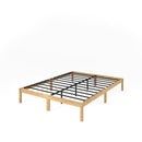 Zinus Queen Bed Frame | Bamboo Wood Bed Base Bedroom Furniture