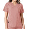 Carhartt Women's V-Neck Tech Scrub Top, Mauve, Medium