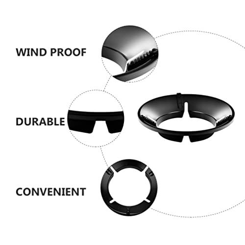 Iron Wok Pan Support Rack: Wok Ring Stove Trivets Fire Stove Cover Energy Saving Gas Hood Windproof Gather Fire Wok Stand for Pot Cooktop Range Pan Kitchen