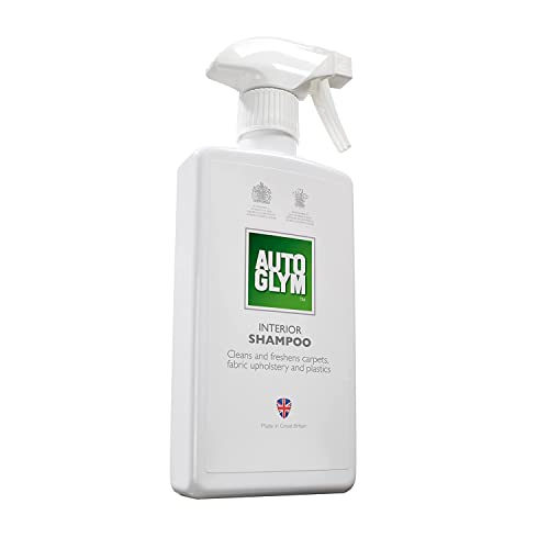 Autoglym Interior Shampoo 500ml - safe effective cleaner and freshener for car carpet, leather, plastic, upholstery, fabric, vinyl and automotive accessories