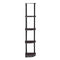 Furinno Turn-N-Tube 5 Tier Corner Display Rack Multipurpose Shelving Unit, 1-Pack, Dark Walnut