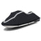 Upgraded Fade and Crack Resistant Trailerable Jet Ski Cover, Heavy-Duty Waterproof and UV Protection PWC Cover,Jetski Watercraft Cover with Reflective Strips Black Fits from 103"-115"(1 or 2 Seater)