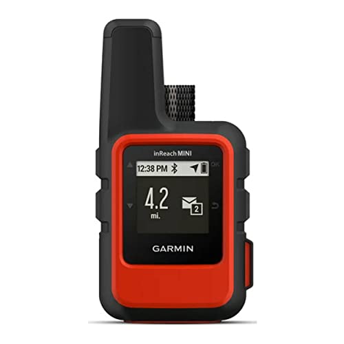 Garmin inReach Mini, Lightweight and Compact Satellite Communicator, Orange