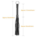 Zhichengbosi Horse whips Crop, Horse Crop with Faux Leather, Equestrian Riding Crops for Horses, Black Horse Whips for Show and Riding (Black, 30)