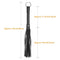 Zhichengbosi Horse whips Crop, Horse Crop with Faux Leather, Equestrian Riding Crops for Horses, Black Horse Whips for Show and Riding (Black, 30)