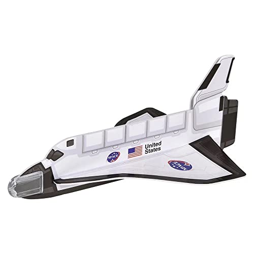 Zugar Land Space Shuttle Foam Gliders (8") (3 Pack) Outer Space Cosmos Flying Toys. Plane Fun Jet (Three Gliders)