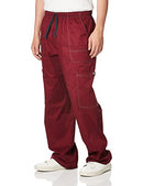 Dickies Gen Flex Men Scrubs Pant Drawstring Cargo 81003, D-Wine, Medium