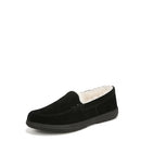 Vionic Womens Lynez Suede Faux Fur Lined Loafer Slippers Black 8 Medium (B,M)