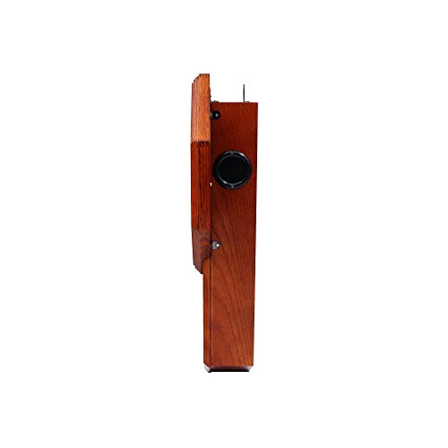 Seiko Light Oak Traditional Schoolhouse Wall Clock with Chime & Pendulum