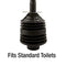 Professional Bellows Accordion Toilet Plunger, High Pressure Thrust Plunge Removes Heavy Duty Clogs from Clogged Bathroom Toilets, All Purpose Power Plungers for Bathrooms