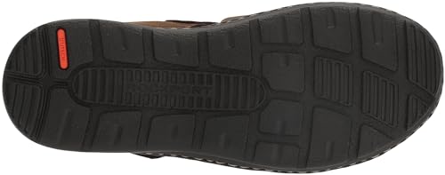 Rockport Men's Darwyn Fisherman Sandal, Brown Ii Leather, 11.5