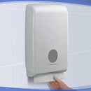KLEENEX® Compact Towels Starter Pack (4441), Paper Towels, White, 15 Packs and 1 Dispenser/Case