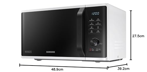 Samsung mg23 K3515aw/ET Microwave with Grill 23 Litres, 1100 + 800 Watt