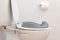Dreambaby Soft Touch Potty Seat Cover - Toddler Toilet Seat for Potty Training - Lightweight, Portable, and Comfortable - with Non-Slip Grip Flexible Foam - Grey