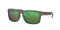 Oakley Men's OO9102 Holbrook Square Sunglasses, Woodgrain/Prizm Shallow H2O Polarized, 55 mm