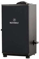Masterbuilt® Digital Electric Vertical BBQ Smoker with 710 Cooking Square Inches, Digital Control Board, Side Woodchip Loader, 30 Inch, Black, Model MB20071117