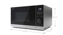 SHARP YC-PS254AE-S Microwave 900W 25L 10 Power Levels Eco Function Defrost Function Child Lock Silver/Black