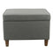 HomePop 24" Storage Ottoman, Gray (K7732-F2281-V), Large