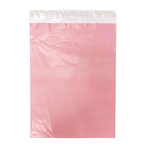 Pink Poly Mailer Courier Bag Self Sealing Packing Plastic Aznpac Shipping Mailing Satchel Thickness 60 Micron 100 Bags (190x260mm)